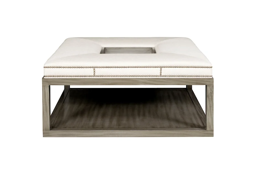 Michael Weiss Wayland Square Wood Ottoman by Vanguard Furniture at Esprit Decor Home Furnishings
